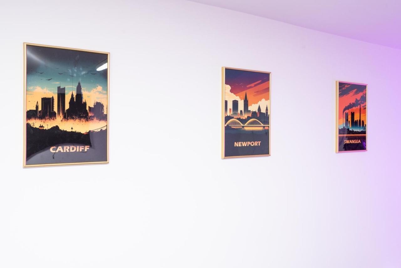Exquisite Cardiff Apartments- With Garden Lounge & Games Room Esterno foto